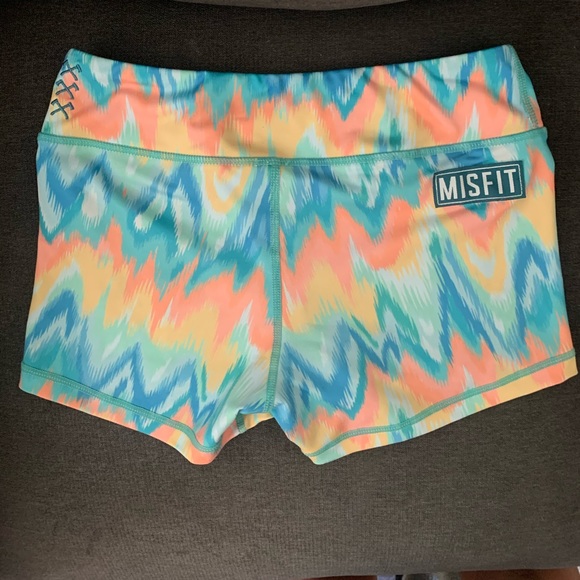 Misfit tie dye shorts size small - Picture 1 of 4